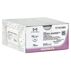 Vicryl Rapide, Ethicon ongekleurd gevlochten |  | 2 | 3/0 | 0,70 m